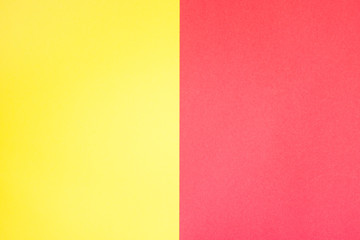 Yellow and red color paper, abstract background