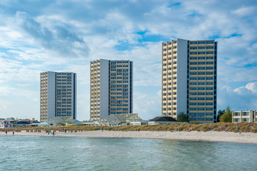 Fototapeta premium Südstrand in Burgtiefe auf der Insel Fehmarn