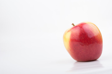Isolated apple on white background