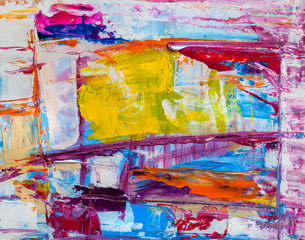 Abstract paintings. Hand drawn oil painting. Color texture.