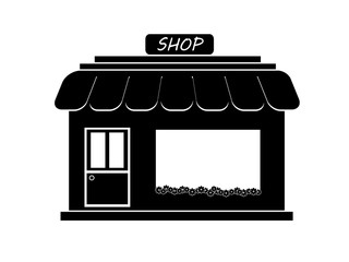 store (cafe, restaurant) icon. Market line icon 