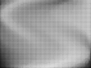 Abstract monochrome halftone pattern. Futuristic panel. Gunge dotted backdrop with circles, dots, point.