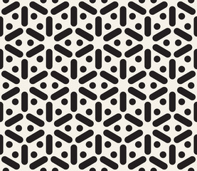 Vector seamless pattern. Modern stylish abstract texture. Repeating geometric tiles from striped elements i