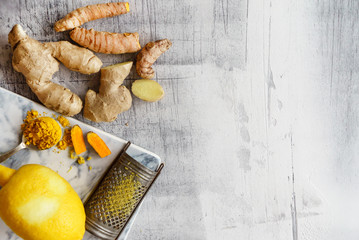 healthy food on the table