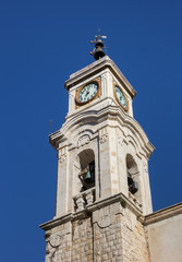 Fototapeta na wymiar Tower of the San Rocco church in Trani