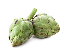 Obraz premium artichoke isolated on white background