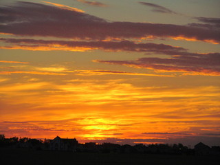 Obraz premium sunset, sky, clouds, sun, sunrise,