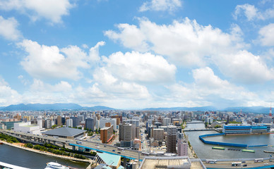 Fototapeta premium 都市風景 福岡