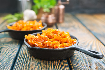 Stew cabbage