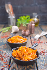 Stew cabbage