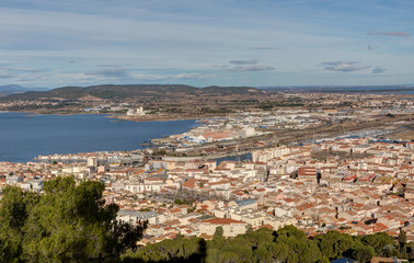 Obraz premium Vue de Sete - Herault -Occitanie