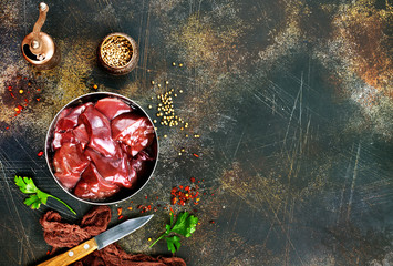 raw liver