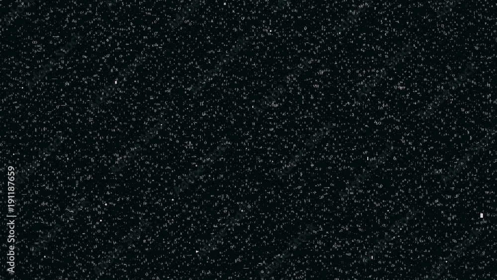 Poster abstract background similar to ciphertext or digital matrix