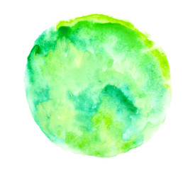 Green watercolor