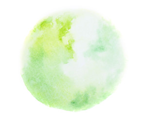 Green watercolor