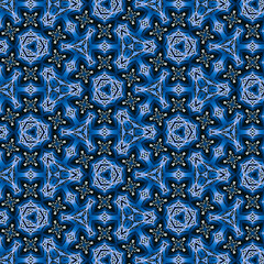 Abstract fractal geometric background computer-generated image