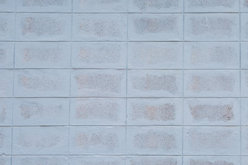 Blue bricks wall, grunge texture