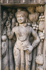 Stone Buddha in the nature.