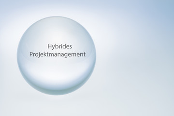 Blick in die Glaskugel - Hybrides Projektmanagement