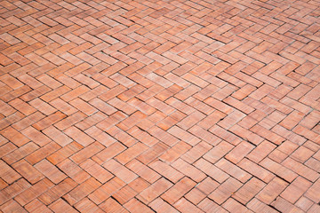 Red brick floor texture