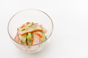 中華いかとキュウリの和え物