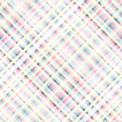 Seamless background. Geometric abstract diagonal plaid pattern in low poly pixel art style.