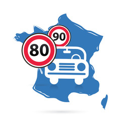 limitation de la vitesse à 80 km heure 