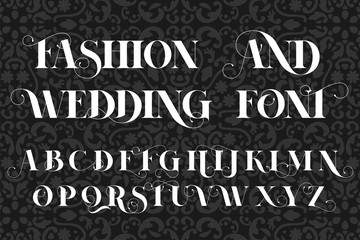 Save The Date, Fashion and Wedding font