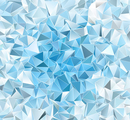 Abstract polygonal background. Triangulated texture