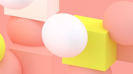3d lines background. Abstract wallpaper. Geometric shapes. Trendy modern illustration. 3d rendering. Poster backdrop. Colorful poster backdrop. Minimal style.