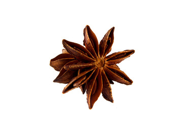 cinnamon isolated on white background