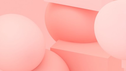 3d lines background. Abstract wallpaper. Geometric shapes. Trendy modern illustration. 3d rendering. Poster backdrop. Colorful poster backdrop. Minimal style.
