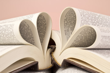 Book of love - Valentine's day concept