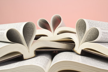 Book of love - Valentine's day concept
