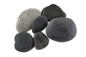 stones isolated on white background
