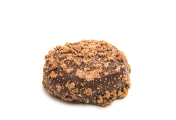 chocolate cookies isolated