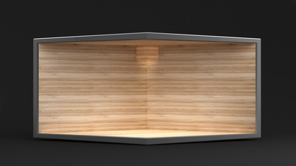 Packing background. 3d illustration, 3d rendering.