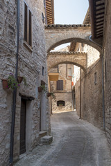 Fototapeta na wymiar Spello, Perugia, medieval city