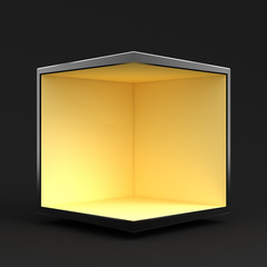 Packing background. 3d illustration, 3d rendering.