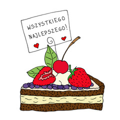 Ciasto z życzeniami © ZYTA.eM