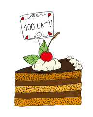 Ciasto z życzeniami © ZYTA.eM