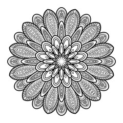 Flower Mandala Vintage decorative elements