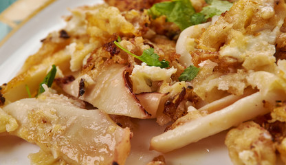 Roman-style calamari