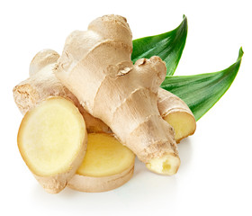 Ginger Isolated on a white