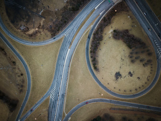 Aerial of Sunrise in Plainsboro New Jersey