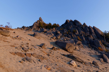 南アルプス朝焼け