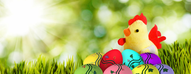 image of a festive Easter greeting card