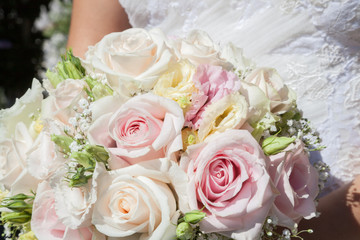 Détail du bouquet de la marié