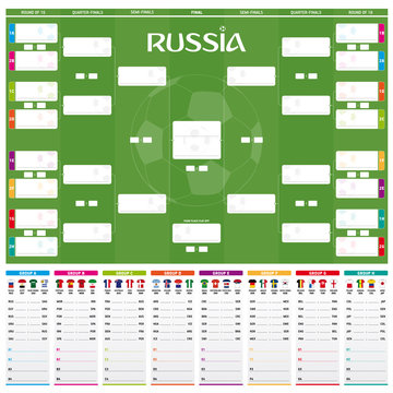 RUSSIA 2018 - Schedule Games
