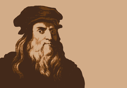De Vinci - peintre - portrait - ing&eacute;nieur - personnage historique - astronome - La Joconde